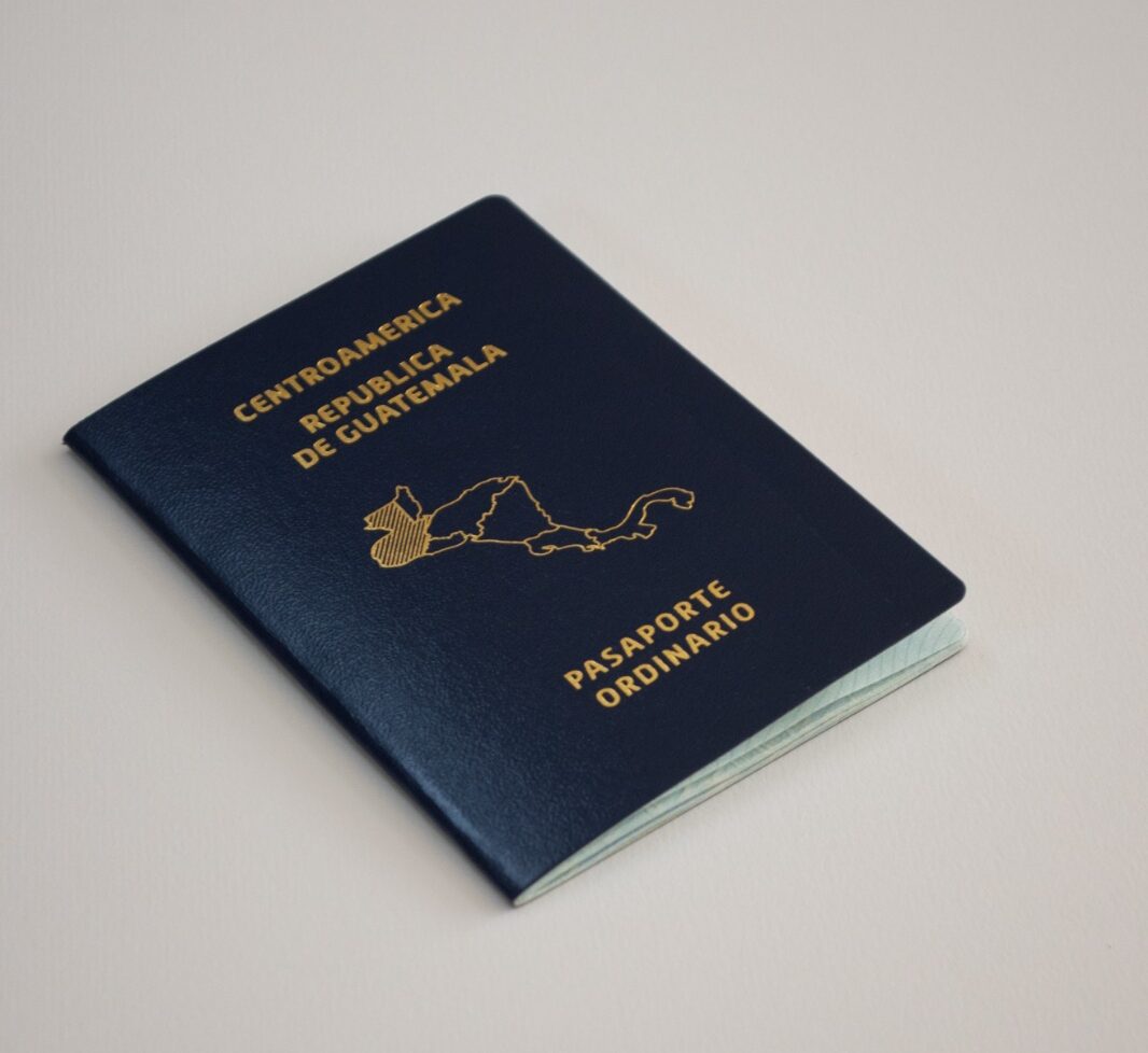 Pasaporte guatemalteco.